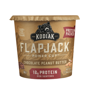 Chocolate Peanut Butter Flapjack Cup