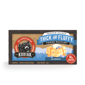 Blueberry Thick and Fluffy Power Waffles